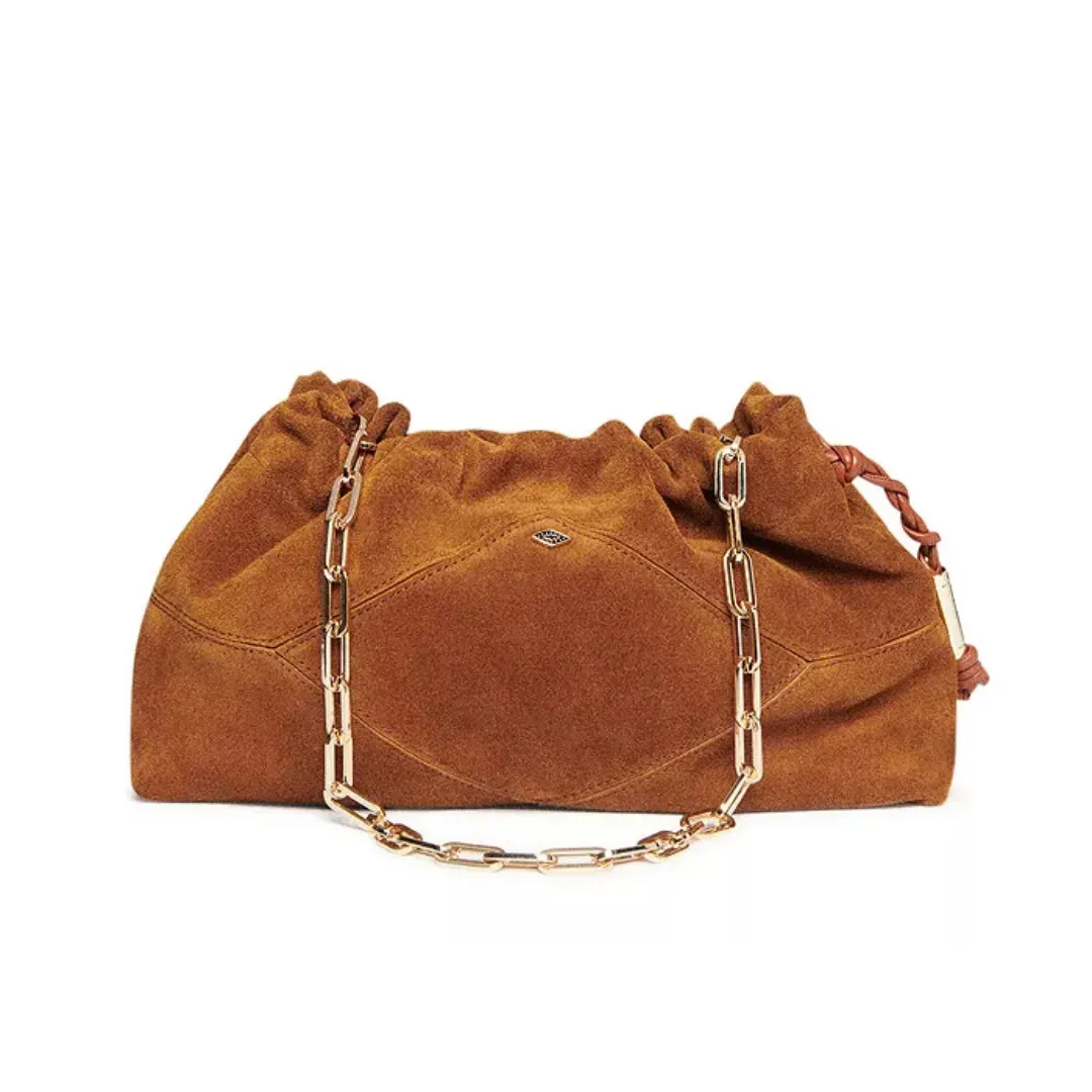 ba&sh Small Suede Clutch