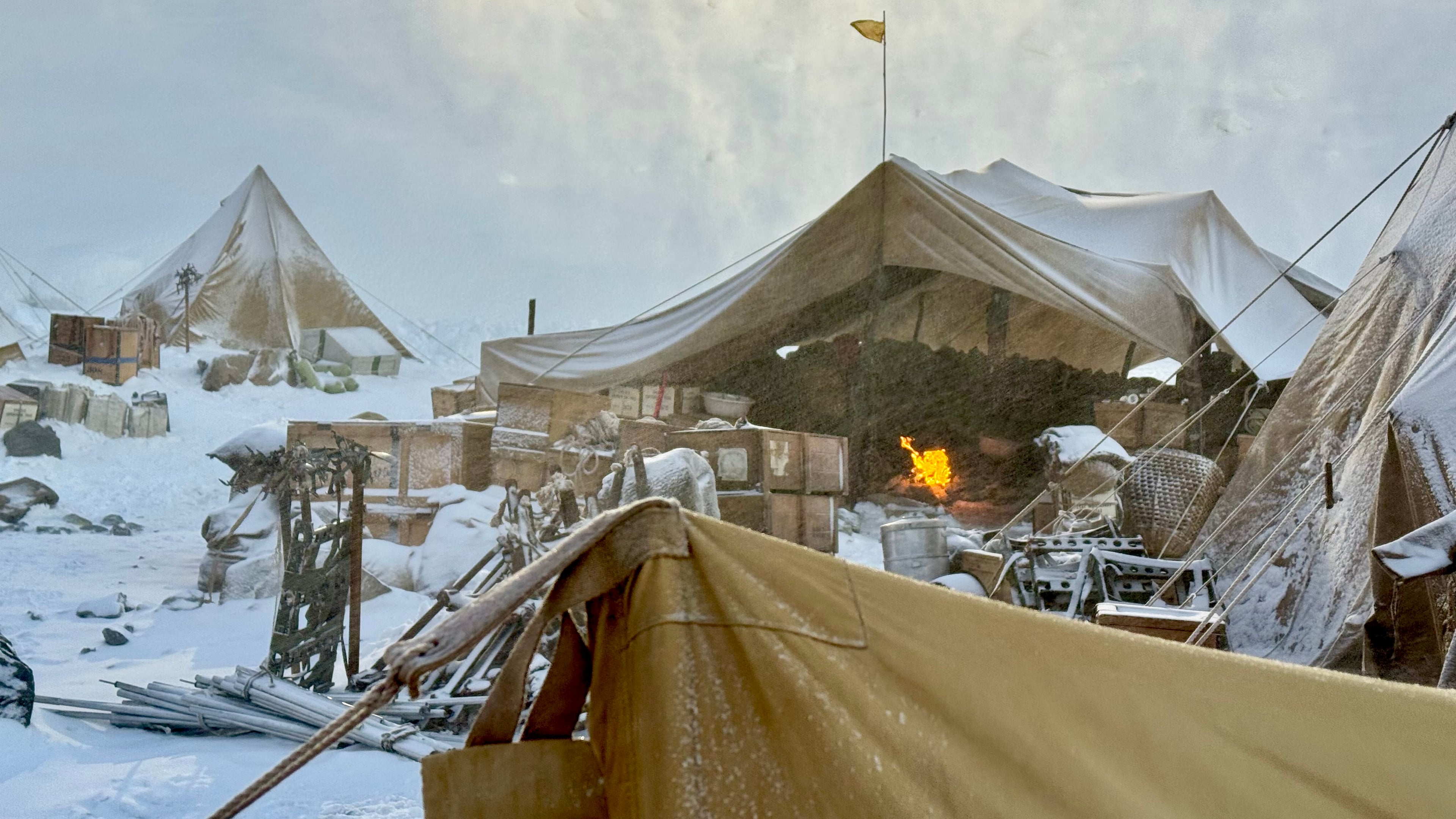 "Tenzing" base camp.