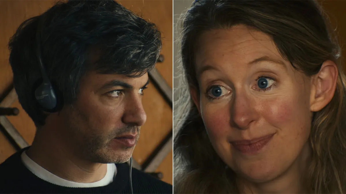 Nathan Fielder and Elizabeth Holmes in "You Can See Everything."