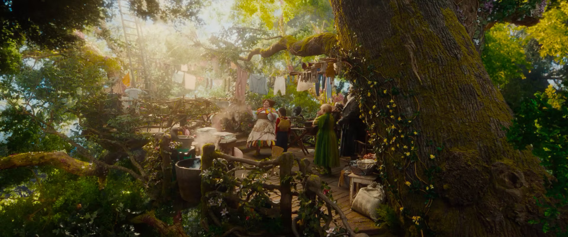The balcony outside Moonface's study in "The Magic Faraway Tree."