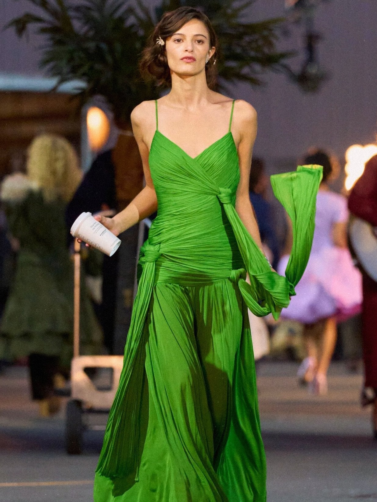 The Tory Burch dress worn for Vogue World 2025: Hollywood.