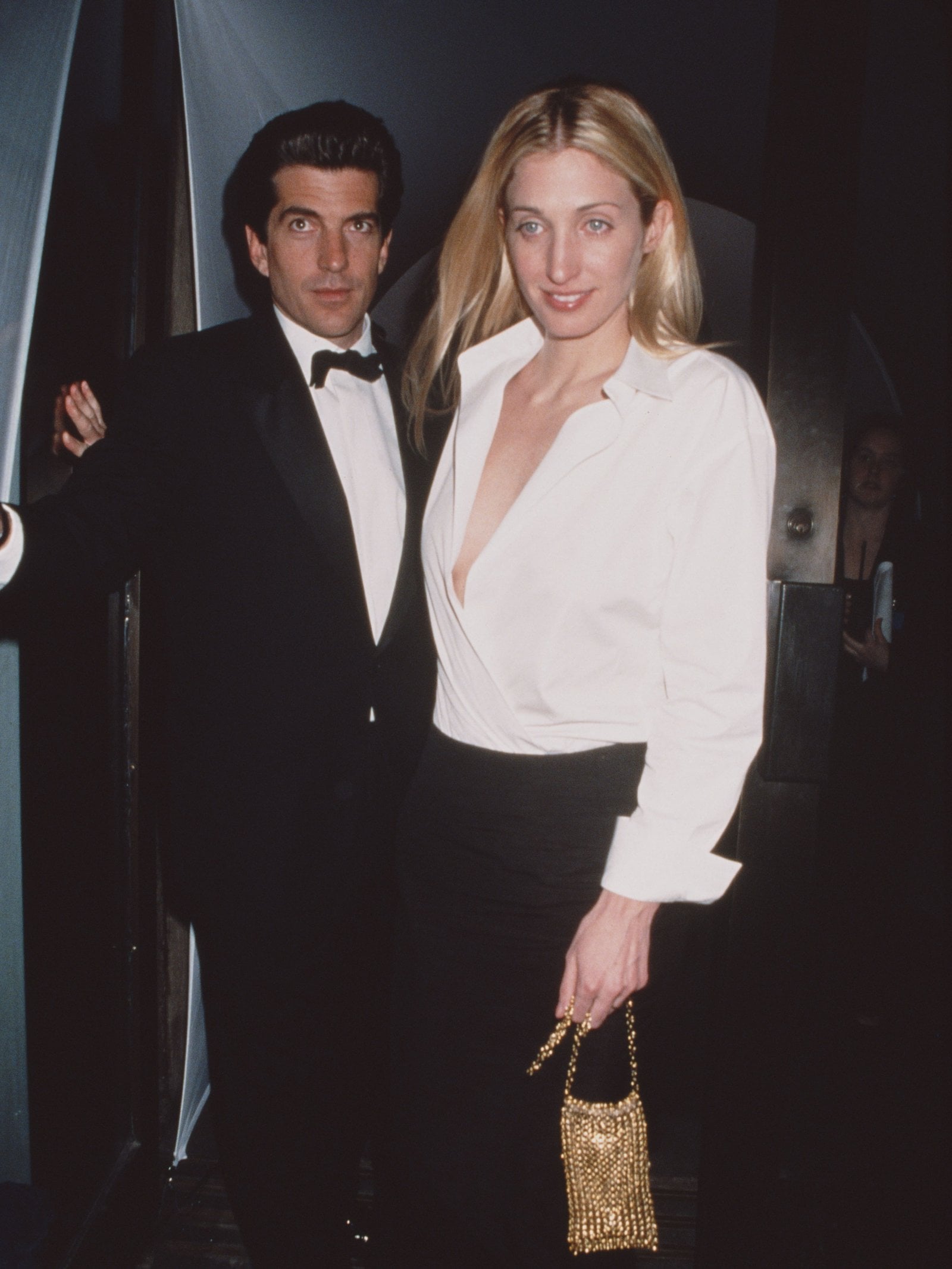 John F. Kennedy Jr. with his wife, Carolyn Bessette-Kennedy, USA, circa 1995
