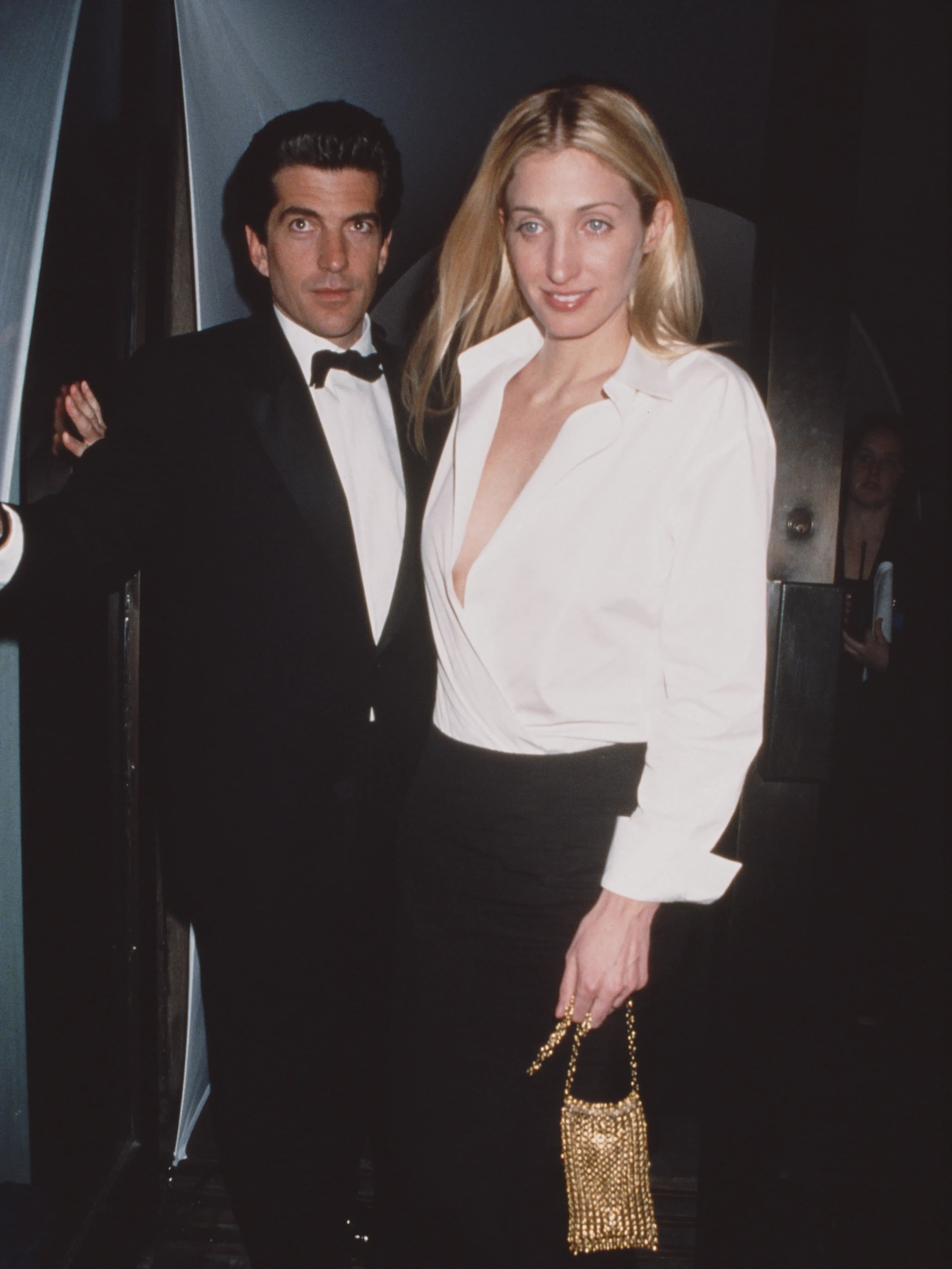 John F. Kennedy Jr. with his wife, Carolyn Bessette-Kennedy, USA, circa 1995