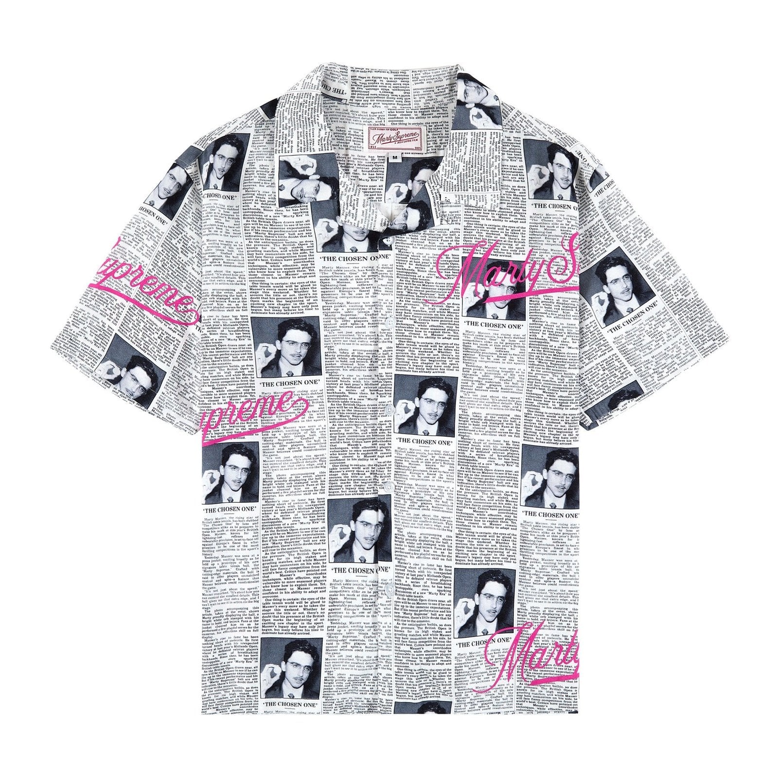 NEWSPAPER RAYON BUTTON UP by GOLF WANG