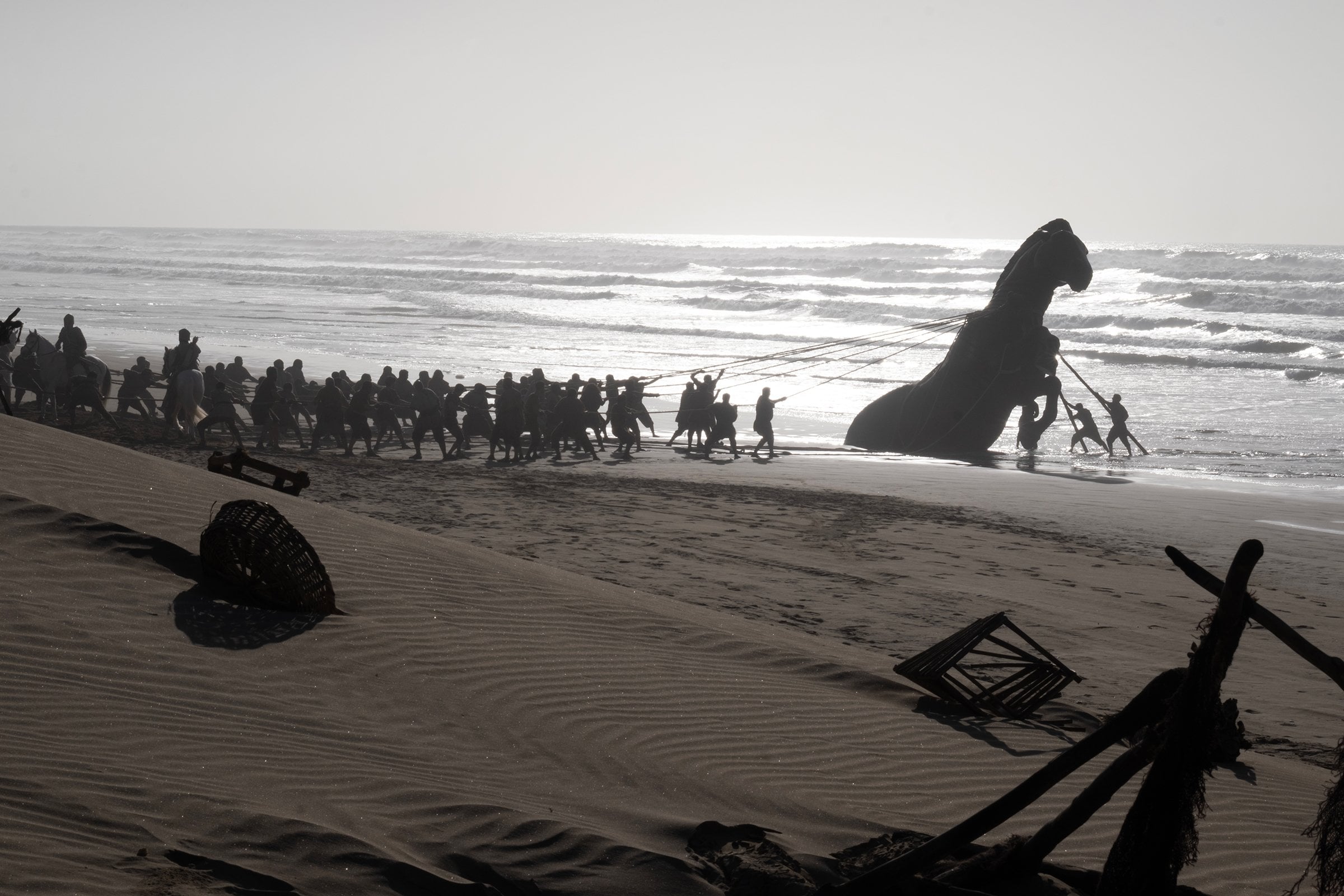 The Trojan horse in "The Odyssey".