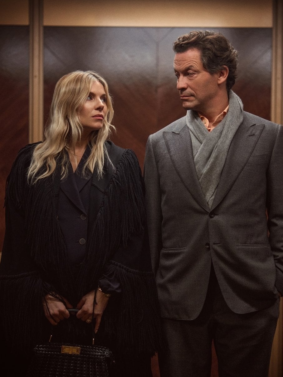Sienna Miller and Dominic West in "War."